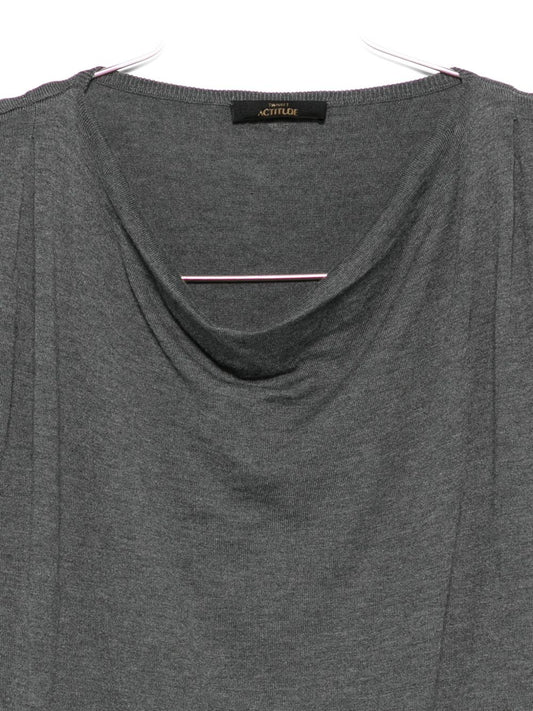 TWINSET 252AP30510082MGRIGIO MEDIO MELANGE