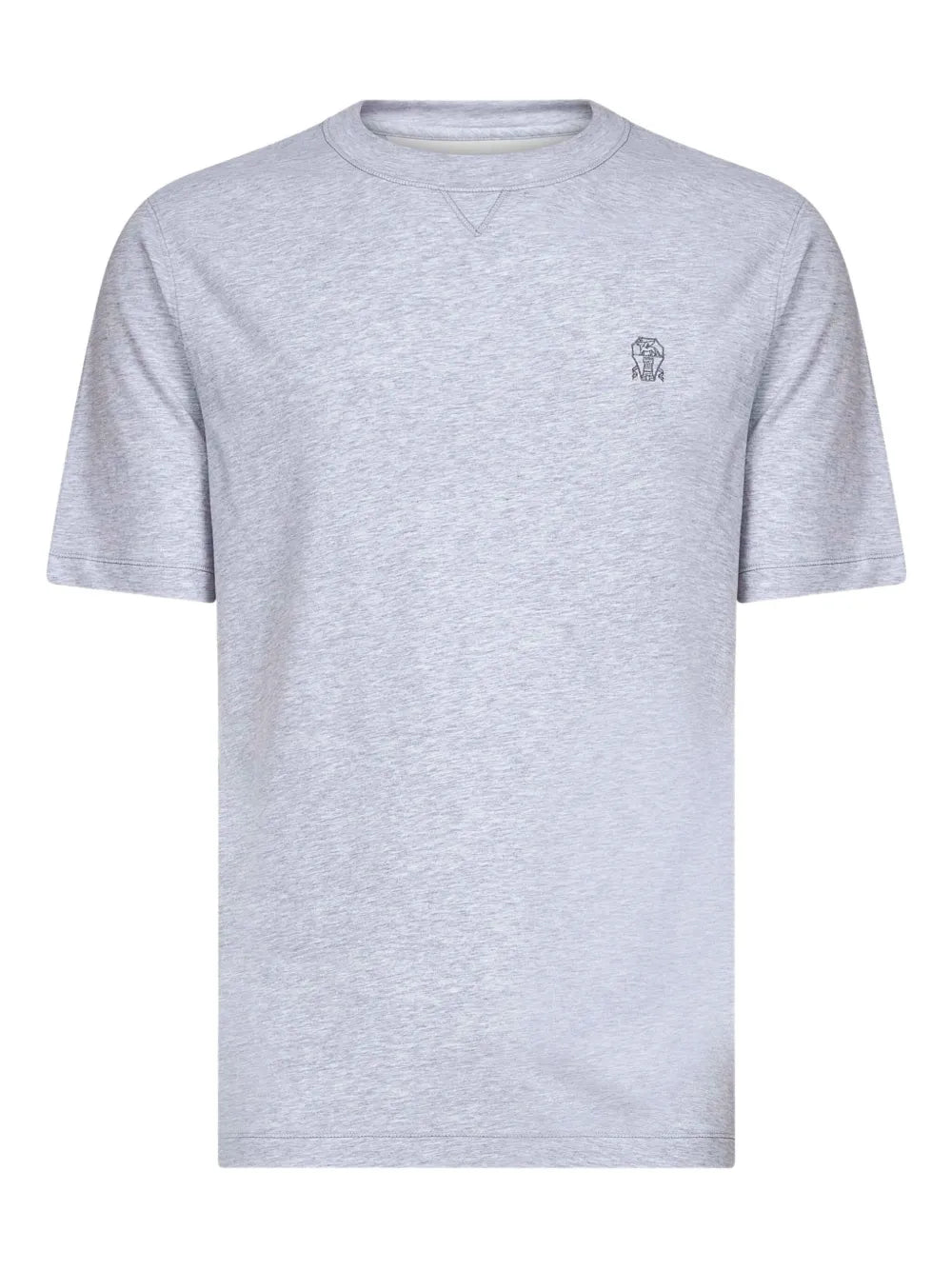 T-shirt Brunello Cucinelli Grigio Chiaro