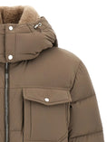 Carica l'immagine nel visualizzatore della galleria, Giubbotto e Bomber Uomo MOORER Alarick Nut
