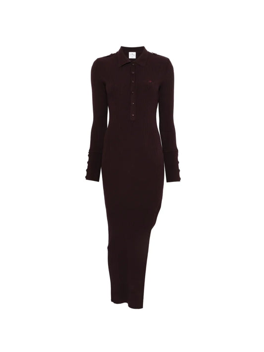 Abiti lunghi Donna Courreges 326MRO906FI0001 Burgundy