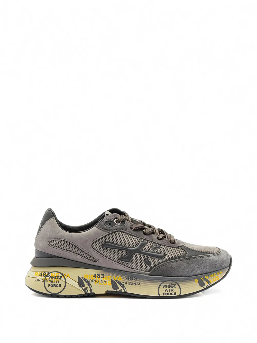Sneakers Premiata Moerun in pelle e tessuto
