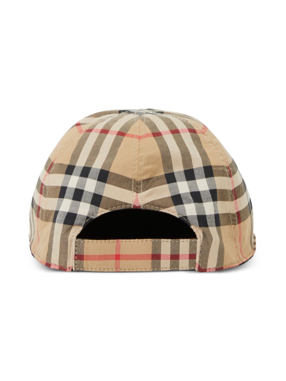 Checkered baseball hat