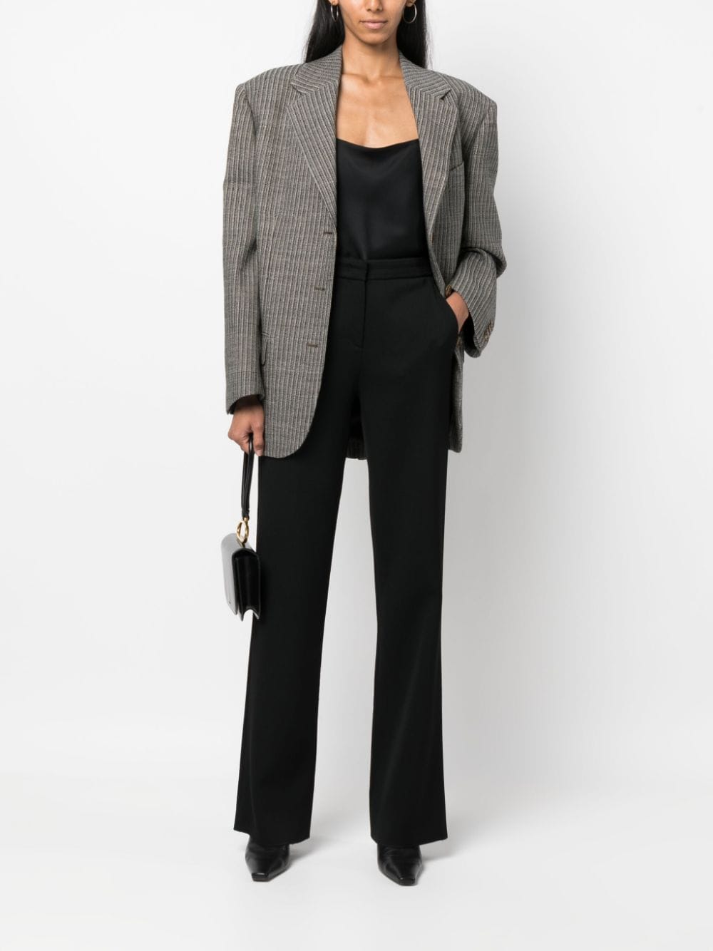 Straight tailored trousers