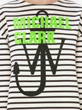 Load image into Gallery viewer, Striped sweatshirt with print
