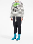 Load image into Gallery viewer, Striped sweatshirt with print
