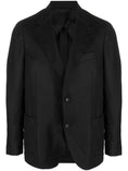 Load image into Gallery viewer, Single-breasted blazer with peak lapels
