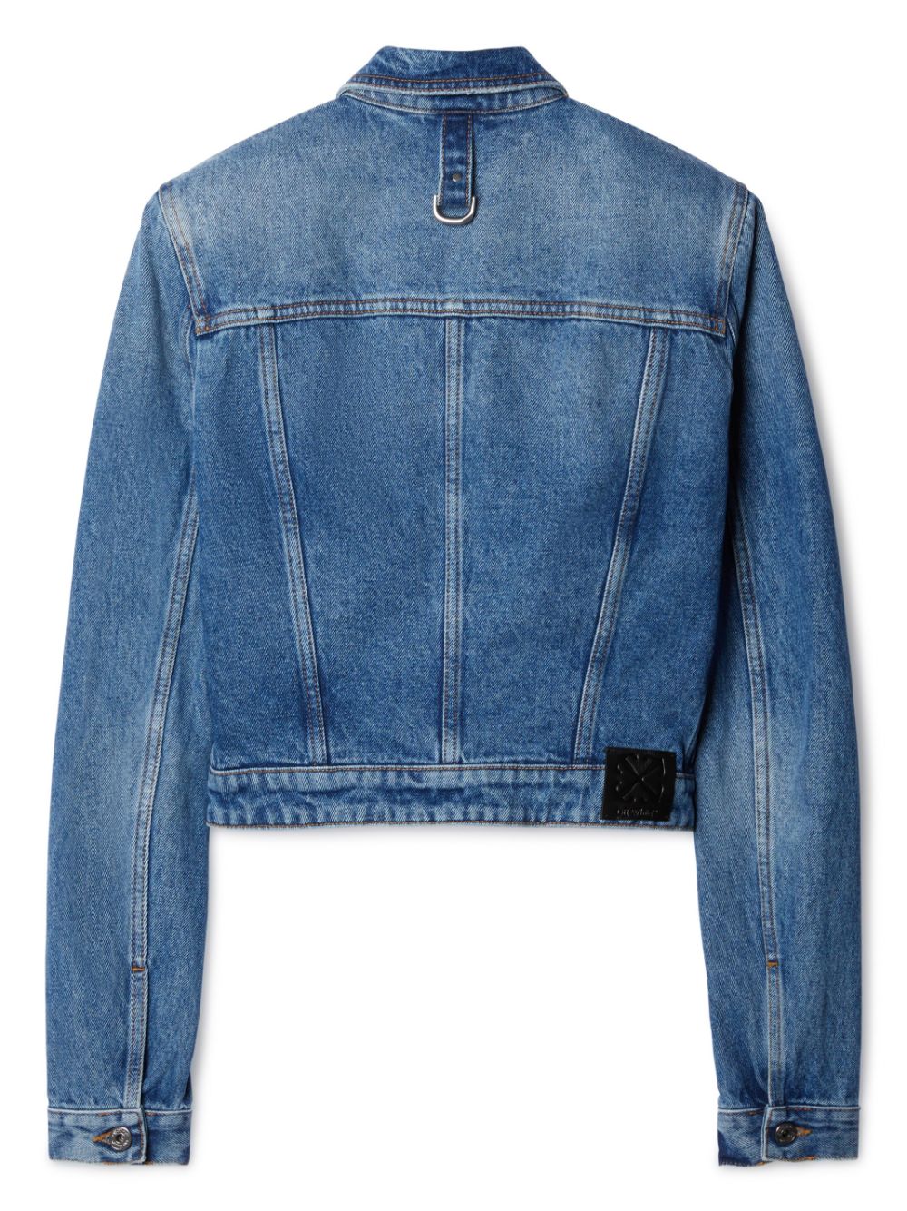 Denim jacket with belt