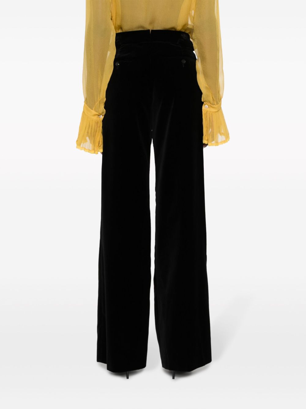 Wide leg trousers