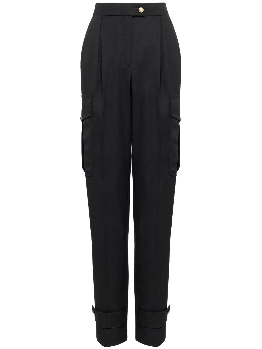 High-waisted trousers