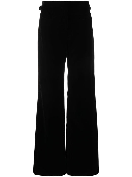 Wide leg trousers