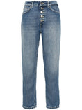 Carica l'immagine nel visualizzatore della galleria, Jeans crop Koons a vita media
