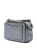 Load image into Gallery viewer, Metallic Snapshot shoulder bag with glitter
