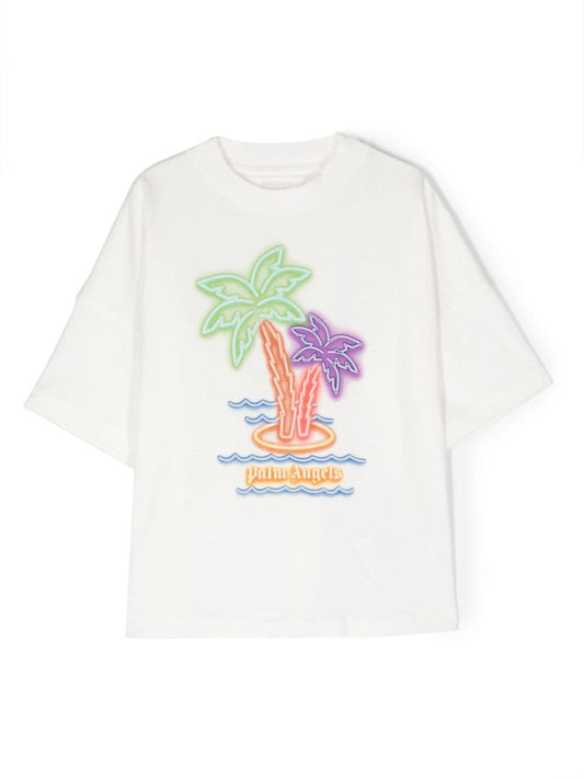 T-shirt con stampa Palm Tree