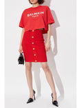 Load image into Gallery viewer, BALMAIN BF1EE020BB02MCZROUGE/BLANC
