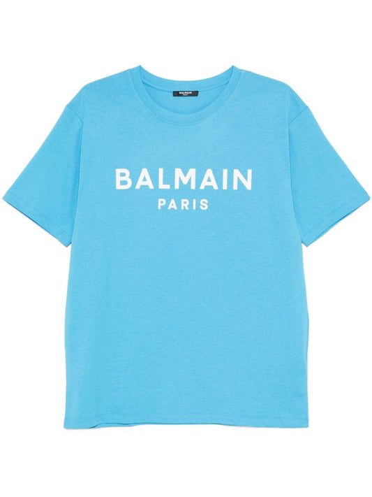 BALMAIN DH0EG000BB73SMEBLEU CIEL/ BLANC