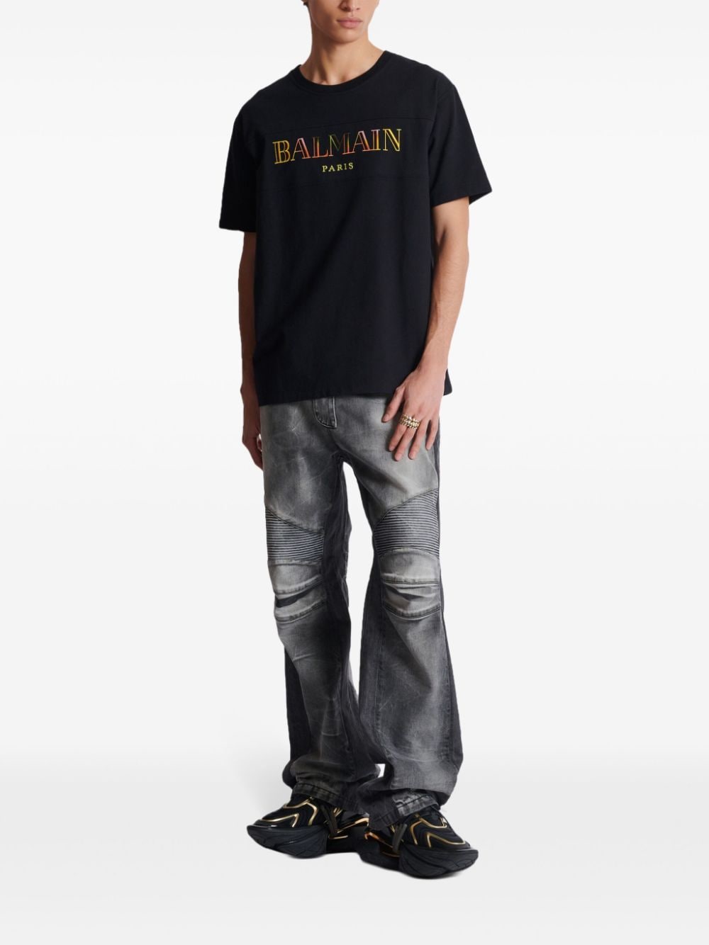 BALMAIN DH0EG006BC81EAHNOIR/MULTICO