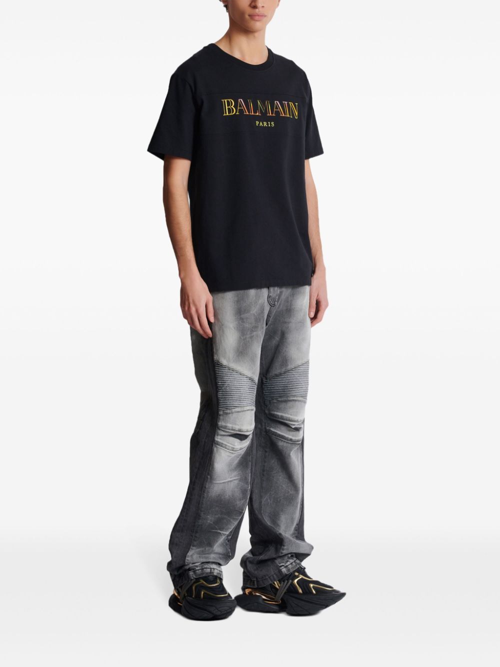 BALMAIN DH0EG006BC81EAHNOIR/MULTICO