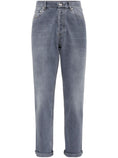 Load image into Gallery viewer, BRUNELLO CUCINELLI M240PO1090C9007DENIM GRIGIO MEDIO
