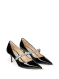 Carica l'immagine nel visualizzatore della galleria, JIMMY CHOO BING PUMP 65PATBLACK
