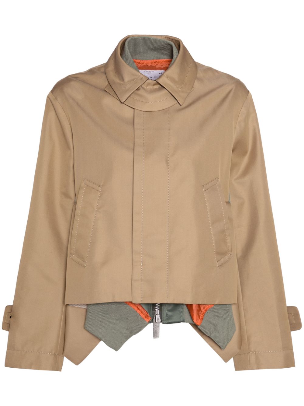 SACAI 24-07514663BEIGE X KHAKI