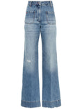 Carica l'immagine nel visualizzatore della galleria, VICTORIA BECKHAM 1124DJE005218D8949WORN BLUE WASH
