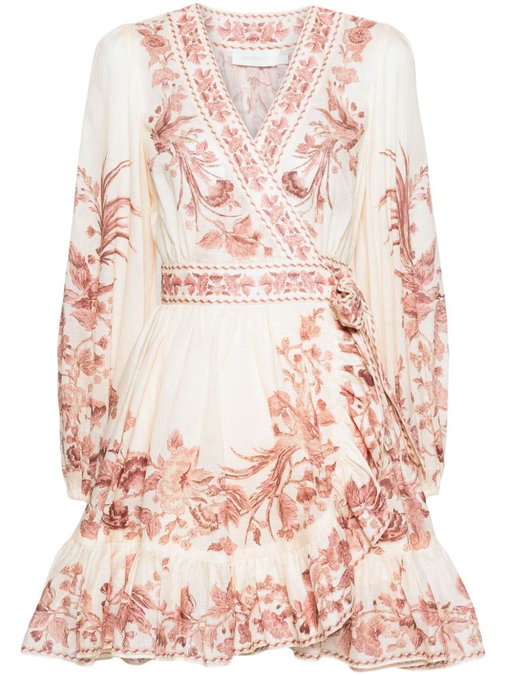 ZIMMERMANN 1469DSS243CPBCREAM/PINK BIRD