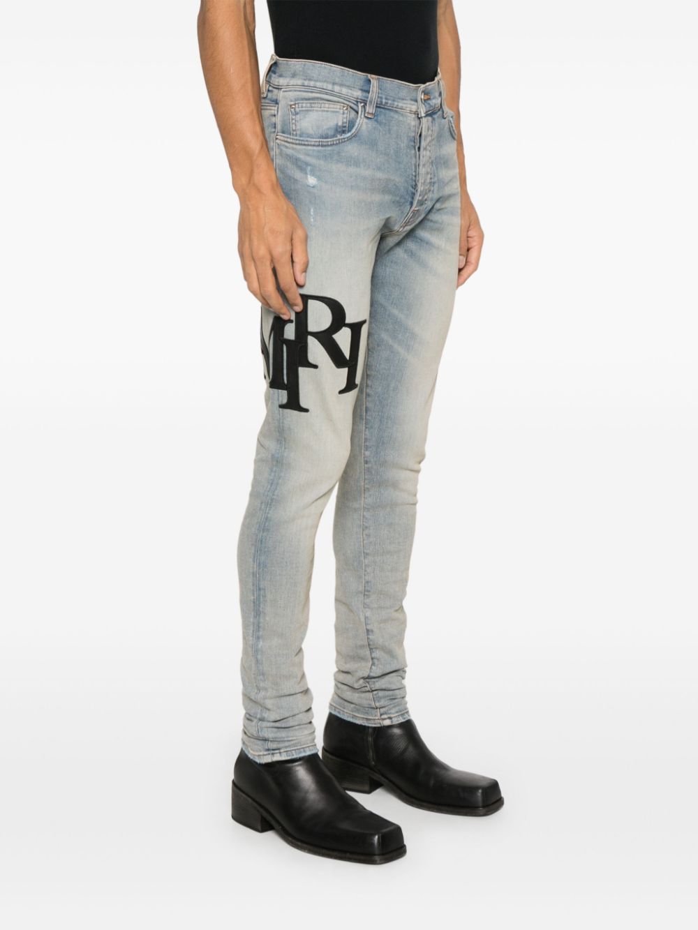 AMIRI AMDNSY1114ANTIQUE INDIGO BLACK
