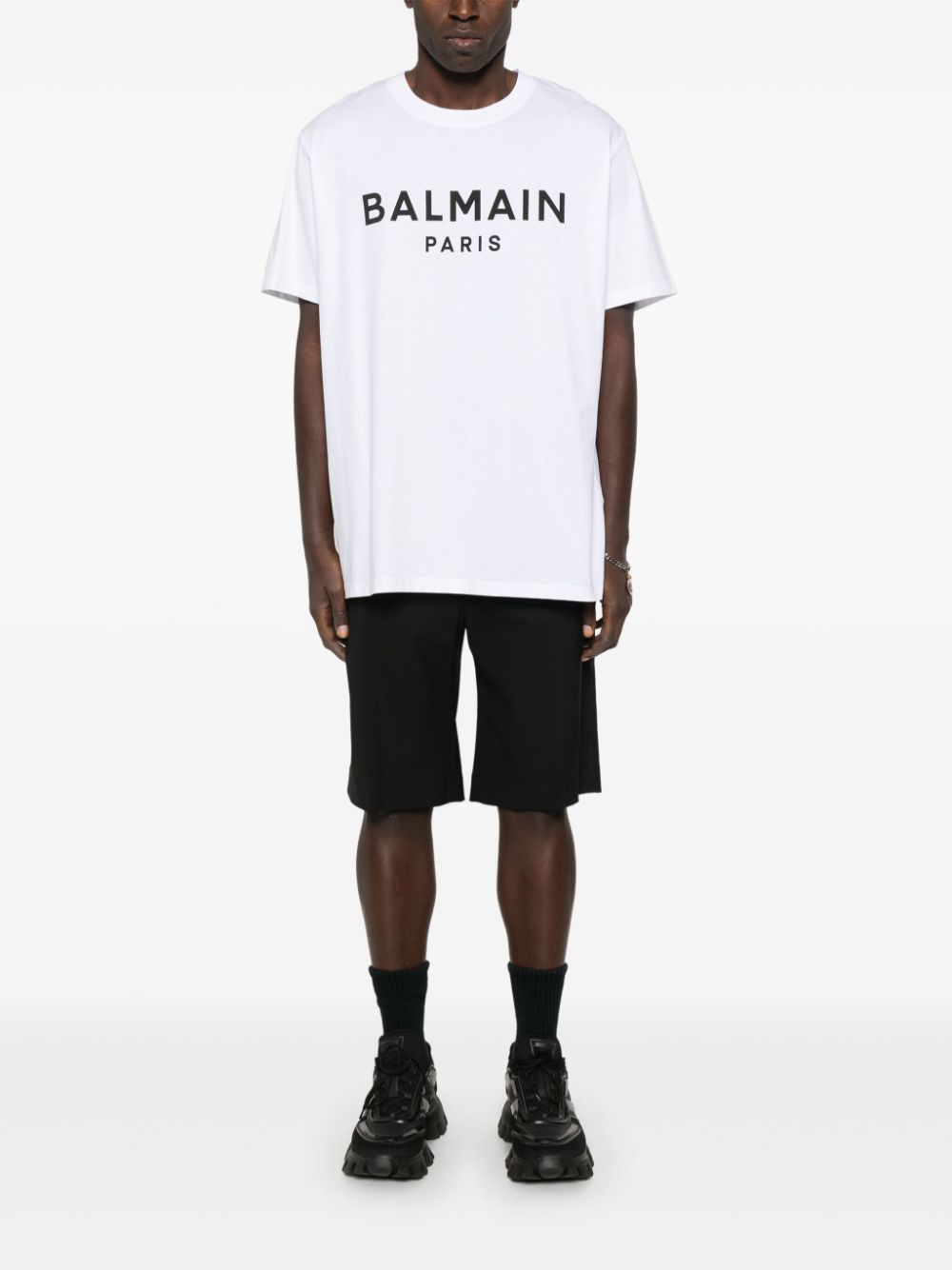 BALMAIN EH1EG010BB73GABBLANC/NOIR