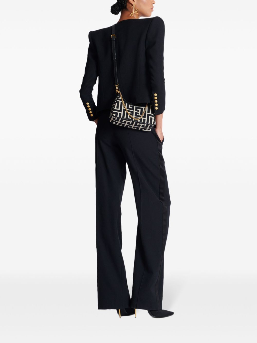 BALMAIN EN1BT920TJQYGFEIVOIRE/NOIR