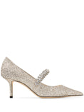 Load image into Gallery viewer, JIMMY CHOO BINGPUMP65PZFSAND
