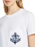 Load image into Gallery viewer, T-shirt in jersey con ricamo 2511941031600ACACIA007 MAX MARA
