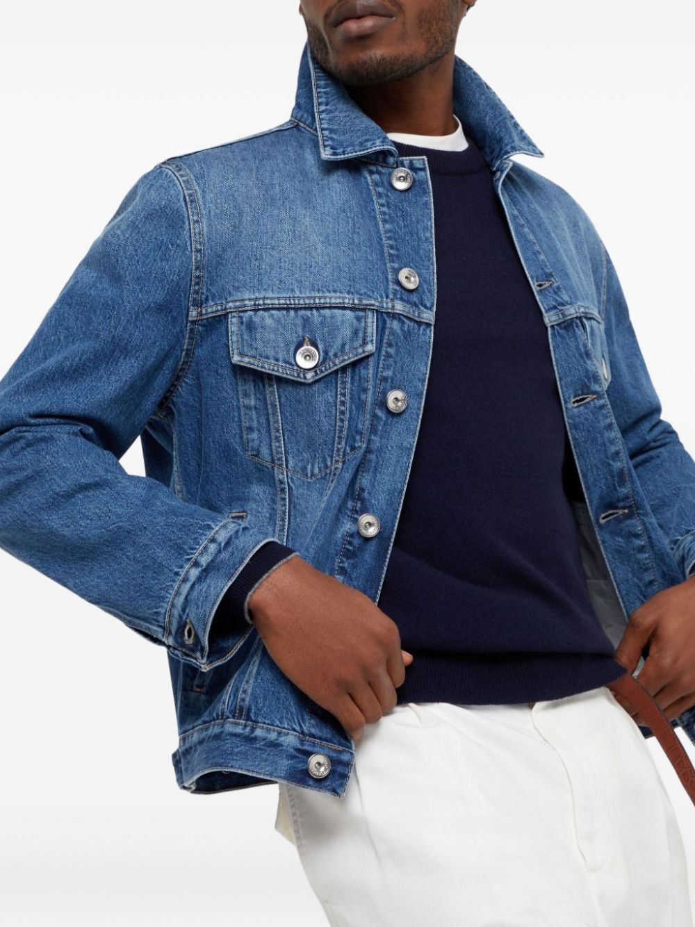 BRUNELLO CUCINELLI M2200100CW425BLU NAVY