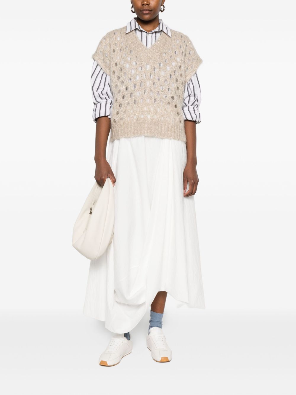 BRUNELLO CUCINELLI MNA326502CMG59BEIGE/STRACCIATELLA