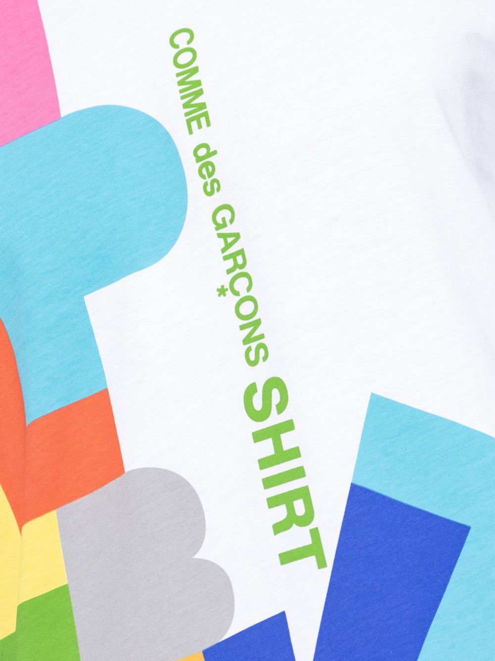 COMME DES GARCONS SHIRT FP-T002-W252WHITE/PRINT