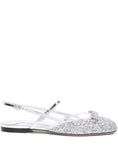 Load image into Gallery viewer, JIMMY CHOO BELINDA SB FLATJDP SILVER/SILVER

