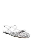 Load image into Gallery viewer, JIMMY CHOO BELINDA SB FLATJDP SILVER/SILVER
