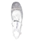 Load image into Gallery viewer, JIMMY CHOO BELINDA SB FLATJDP SILVER/SILVER
