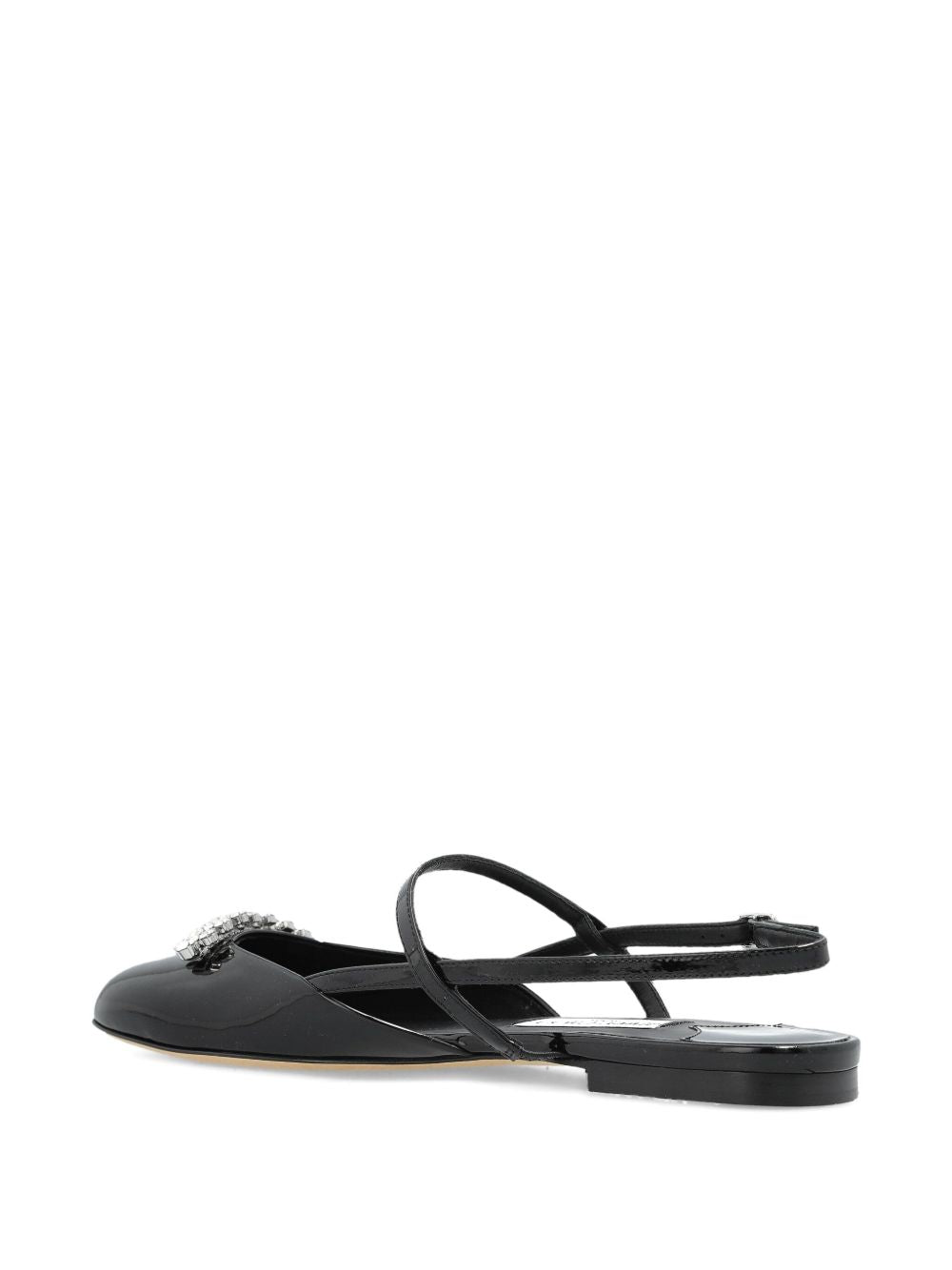 JIMMY CHOO BELINDA SB FLATPATBLACK