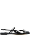 Load image into Gallery viewer, JIMMY CHOO BELINDA SB FLATPATBLACK
