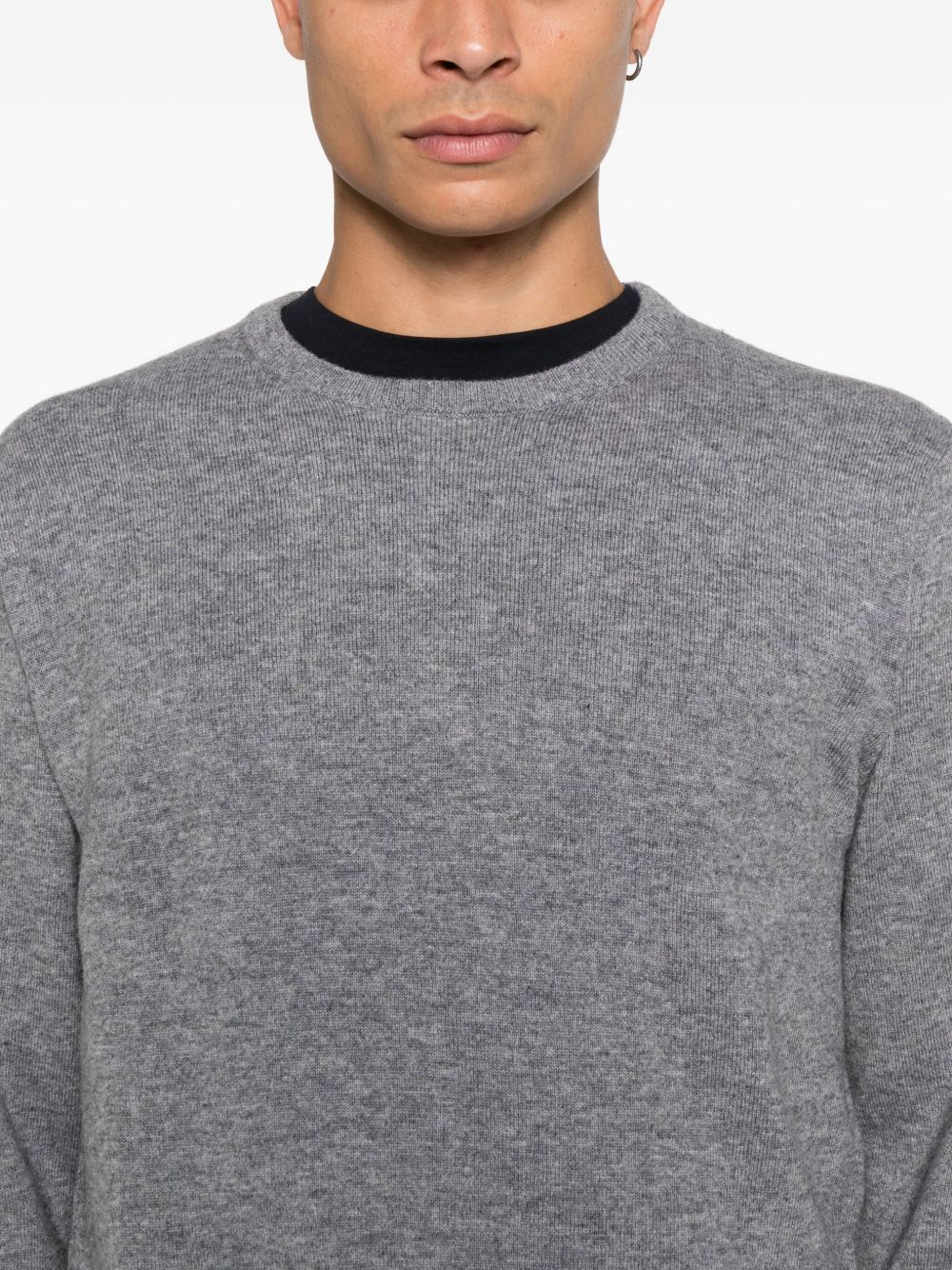 MC2 SAINT BARTH REGENT MERINOCASH00036I15M GREY MELANGE