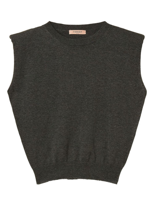 TWINSET 252TF303112840GRIGIO ANTRACITE MELANGE