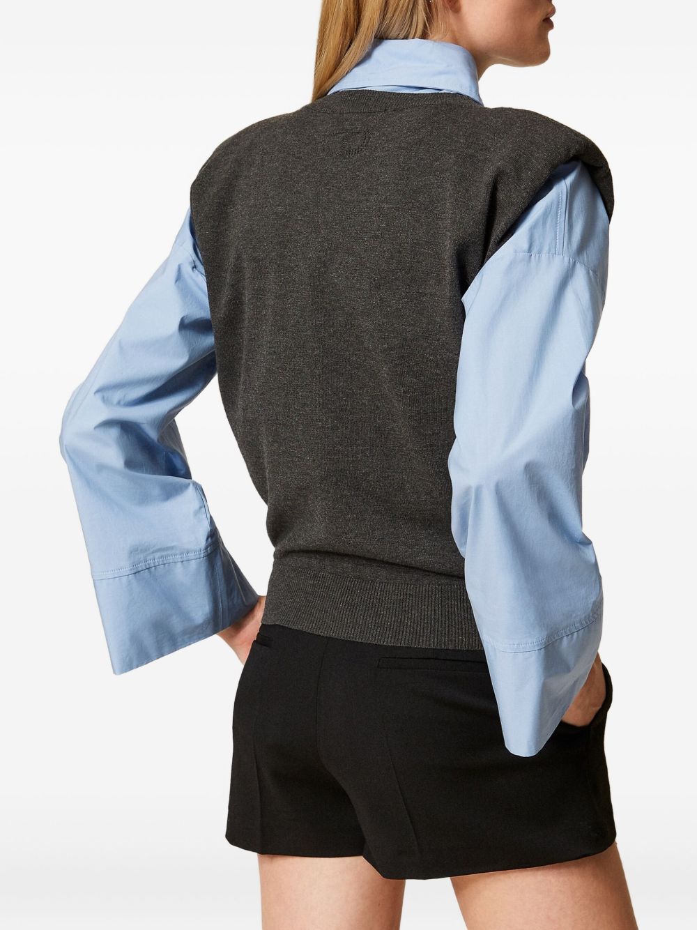 TWINSET 252TF303112840GRIGIO ANTRACITE MELANGE