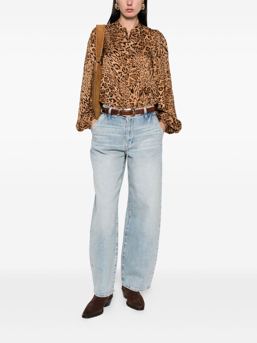 TWINSET 252TP247612737ANIMALIER COFFEE/LAND