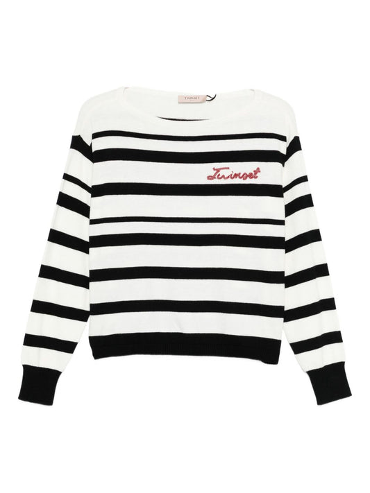 TWINSET 252TP309112753PARCHMENT/NERO