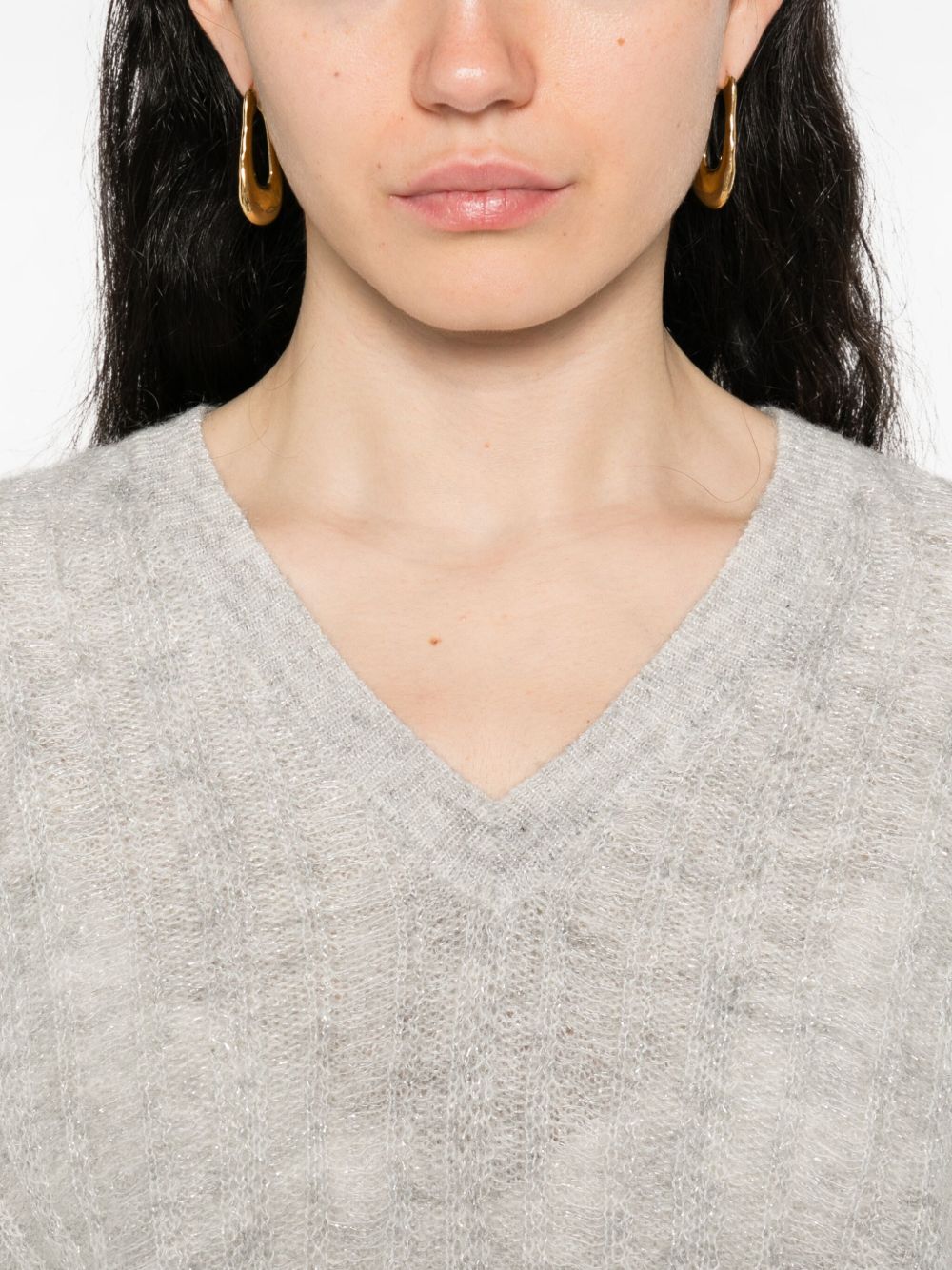 TWINSET 252TP32610082CGRIGIO MELANGE CHIARO