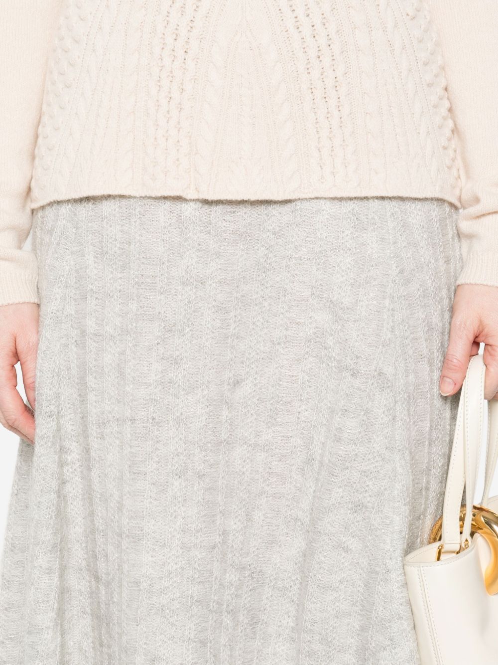 TWINSET 252TP32620082CGRIGIO MELANGE CHIARO