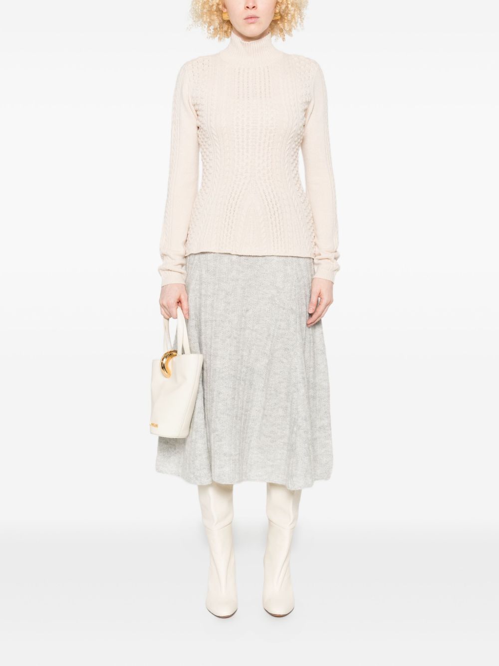 TWINSET 252TP32620082CGRIGIO MELANGE CHIARO