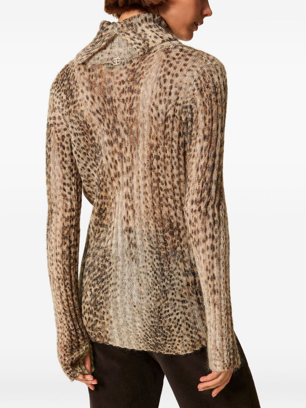 TWINSET 252TT349013041ANIMALIER BROWN