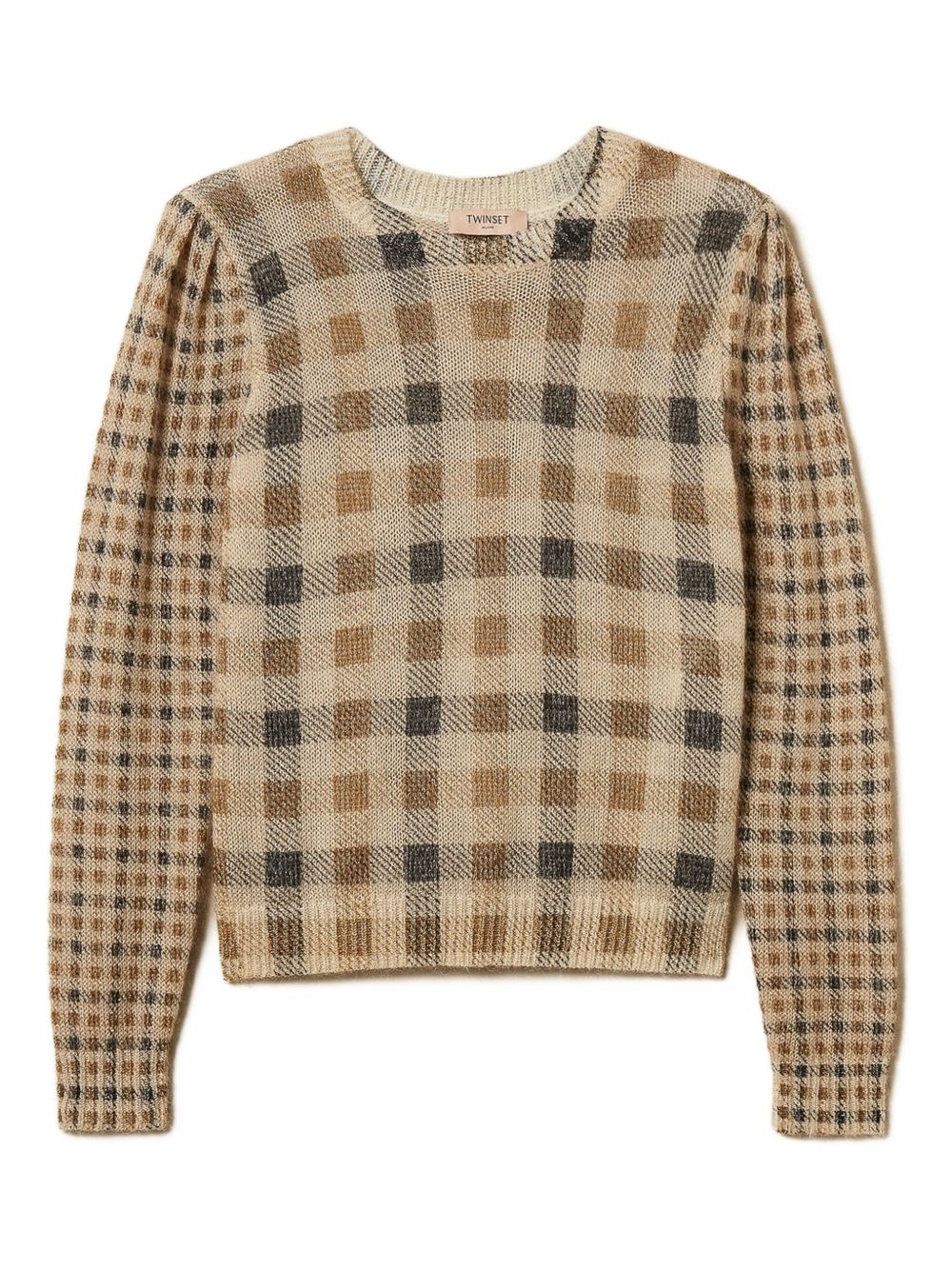 TWINSET 252TT349213043CAMMELLO/NERO