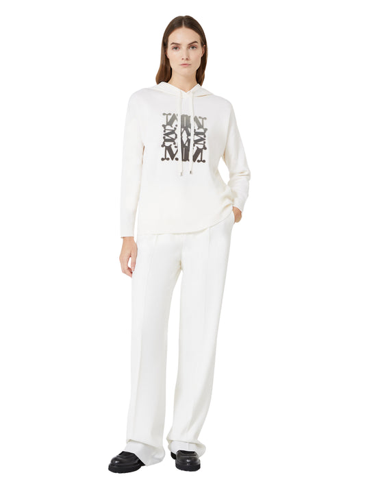 Felpa over in lana con ricamo 2521366222600TADDEO011 MAX MARA